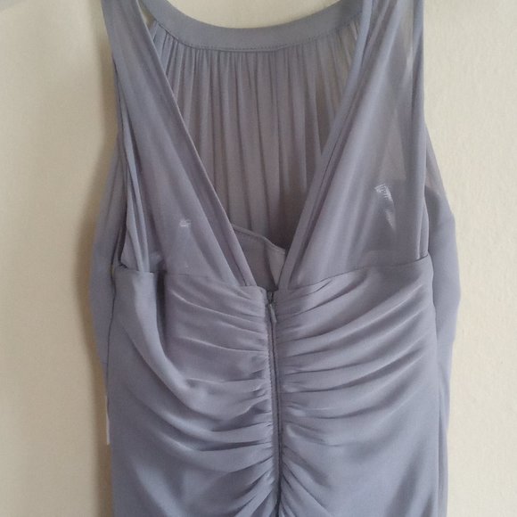 David's Bridal Long Mesh Dress Size 2 - Picture 5 of 7